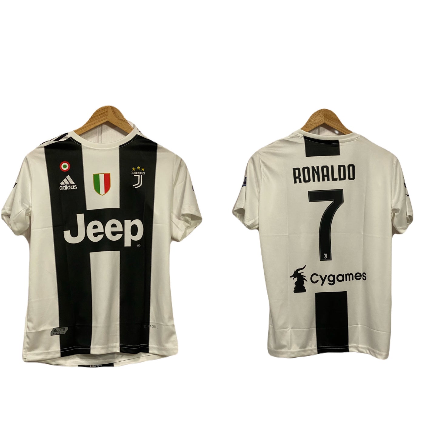 Juventus 2018-19 Home kit Ronaldo - P192 - Ms Retro Store