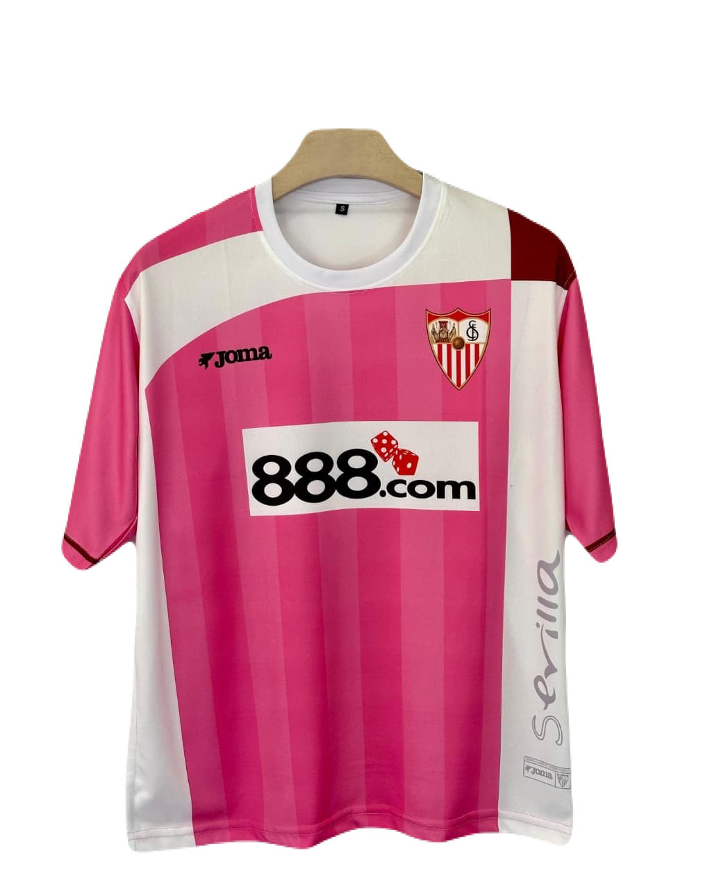 MAGLIA fc siviglia joma puerta 2007-08 2008 SEVILLA CALCIO Five sleeve - Ms Retro Store
