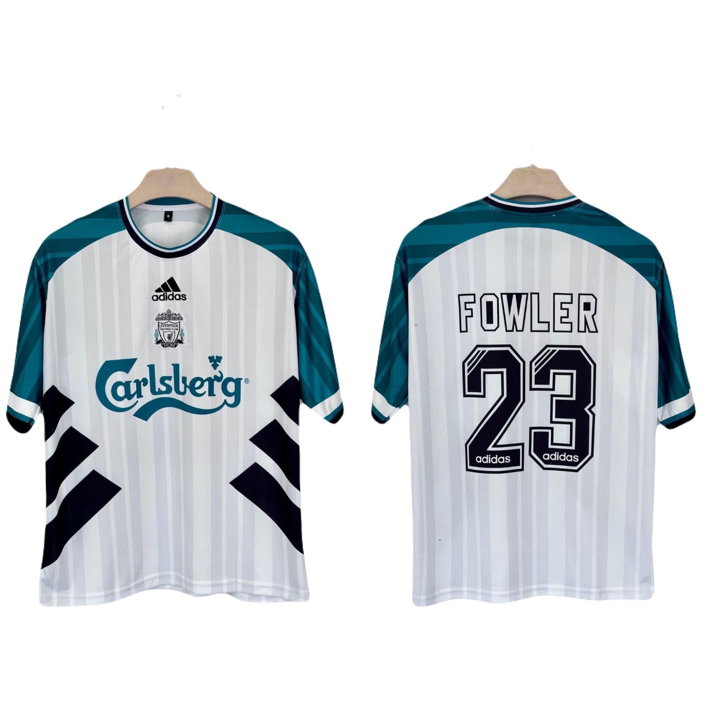 Liverpool 1993-94 Kit Fowler Five sleeve -  Ms Retro Store