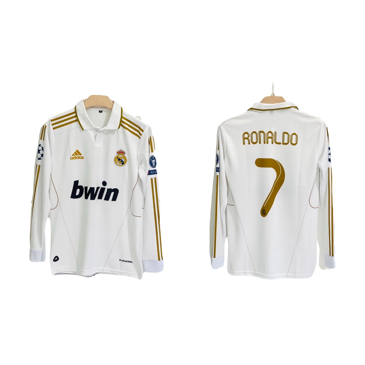 Best retro jersey Realmadrid 2011/12 home jersey Ronaldo full sleeve P405 - ms retro store