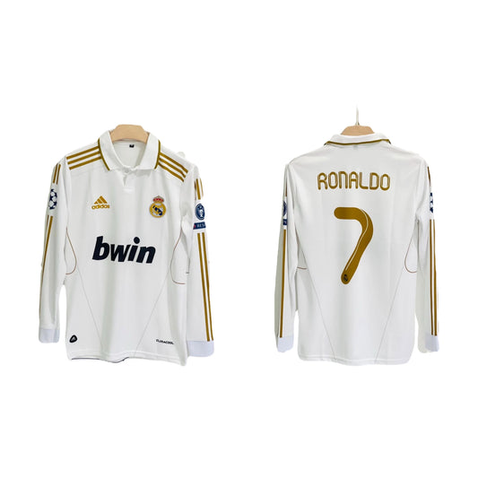 Best retro jersey Realmadrid 2011/12 home jersey Ronaldo full sleeve P405 - ms retro store