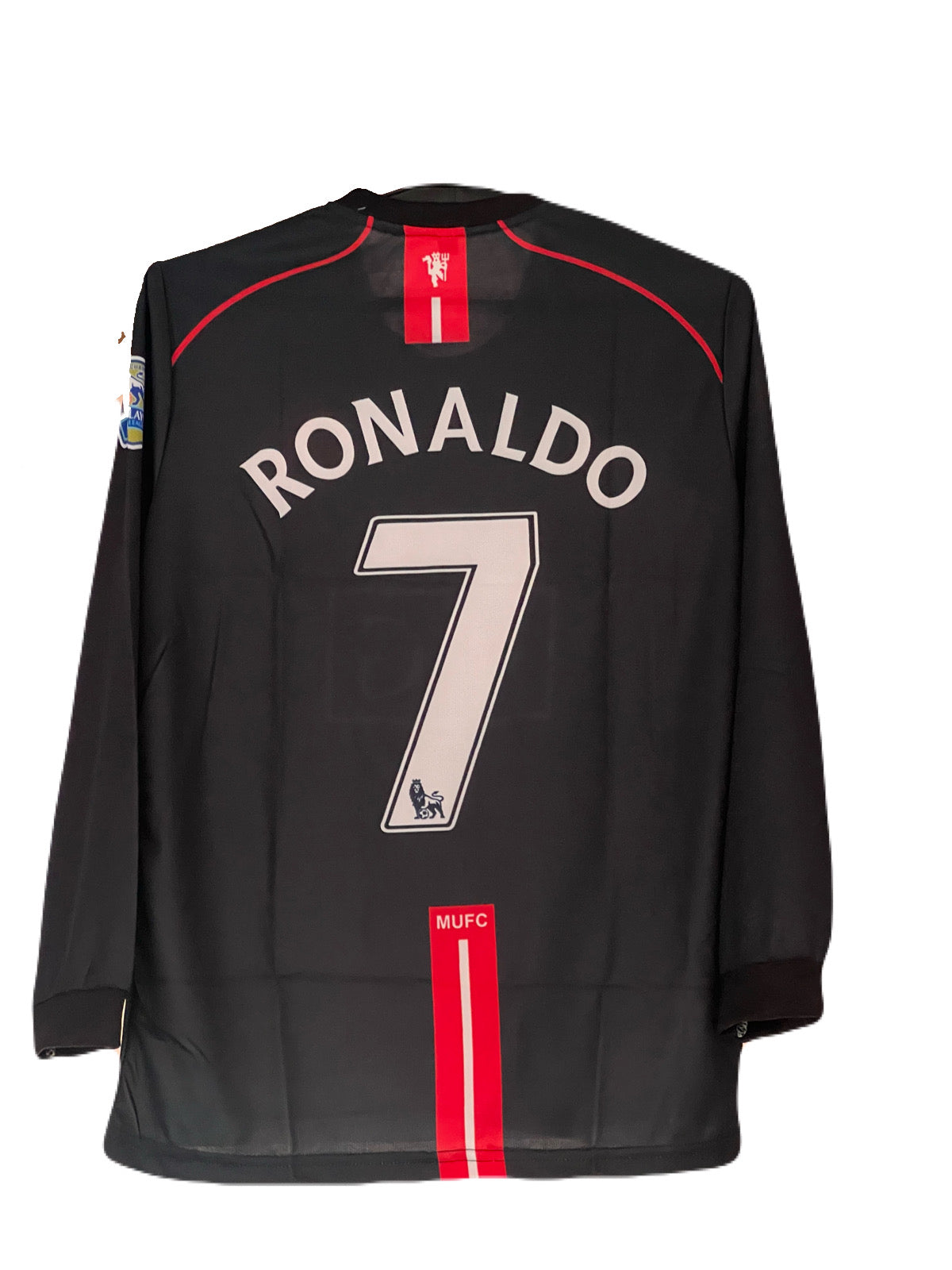 Ronaldo united 2008 full sleeve away kit p81