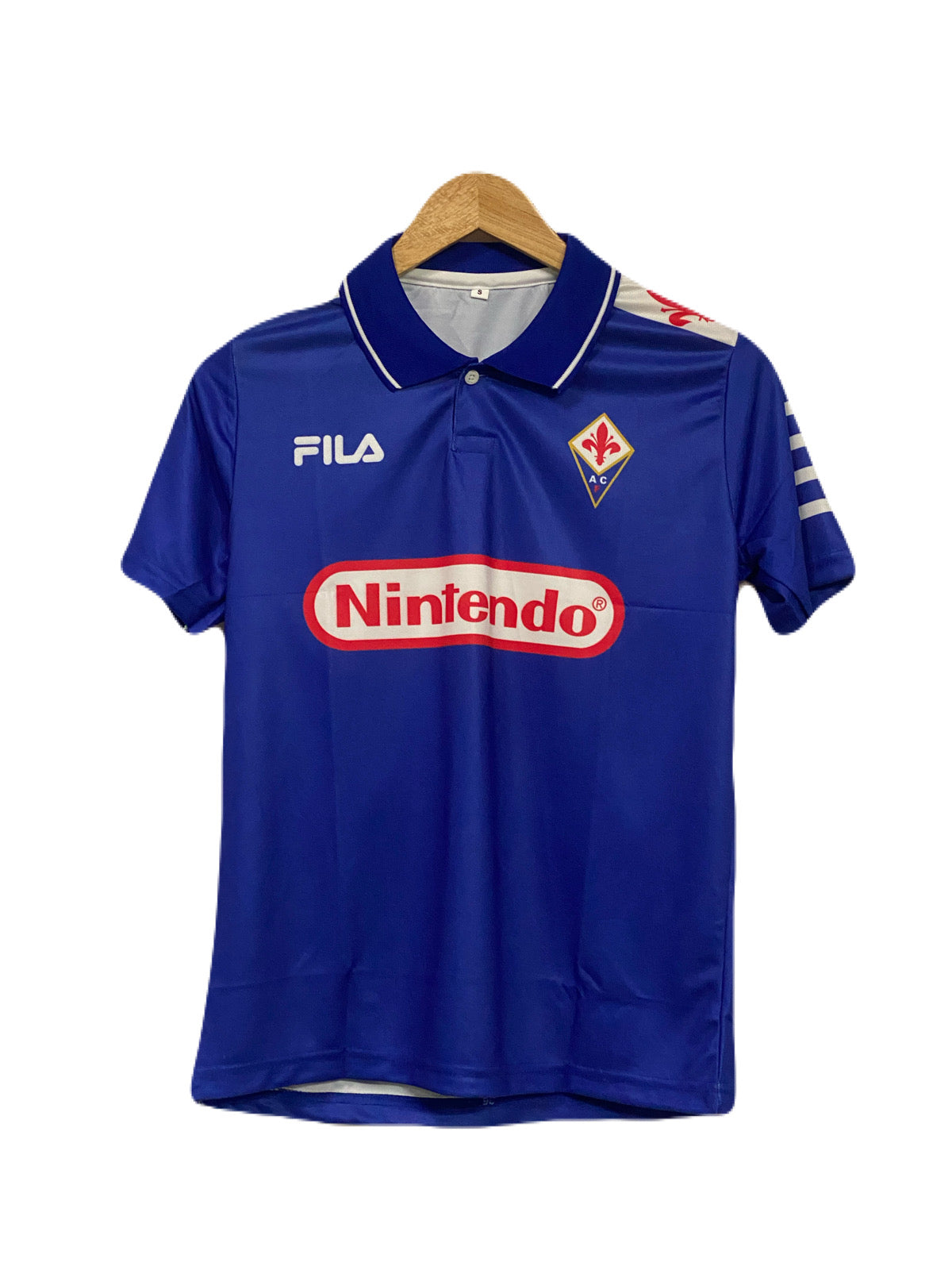 Fiorentina 1998 Home kit Batistuta Half sleeve - P206 - Ms Retro Store