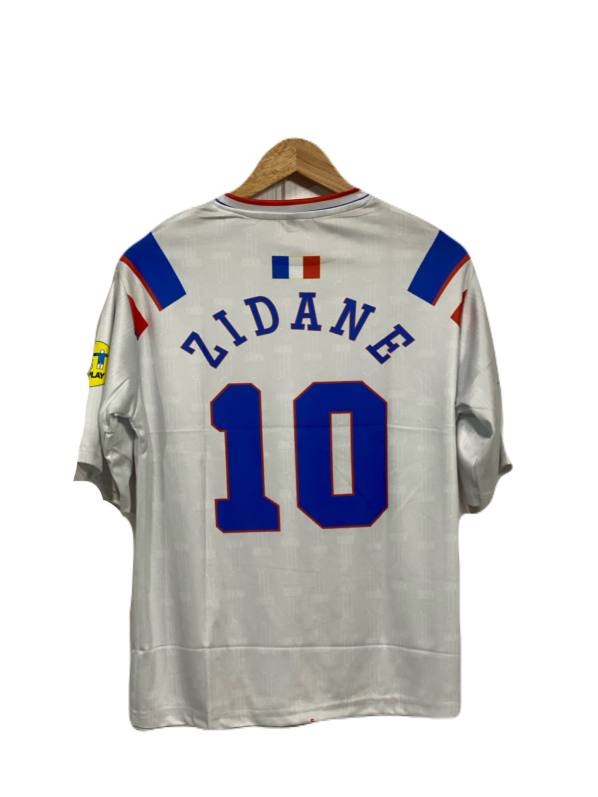 France 1996-97 Away Zidane Five sleeve - P198 - Ms Retro Store