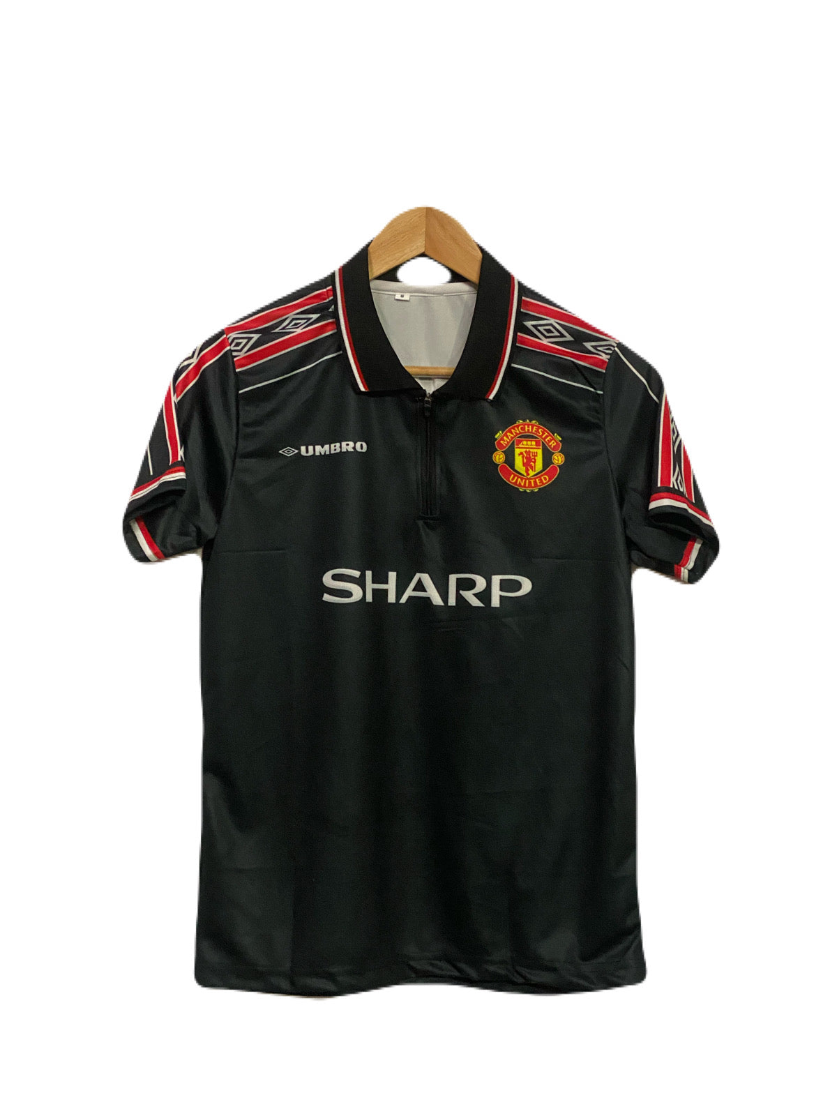 Manchester united 1996/98 BECKHAM Zip Type- MS RETRO STORE