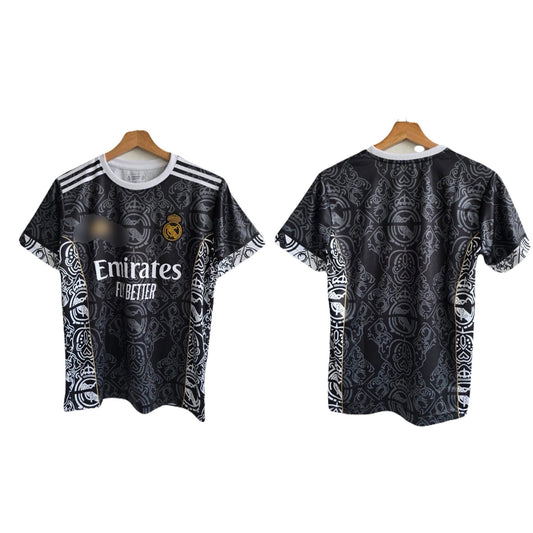 Real madrid special kit black and white P92 - ms retro store