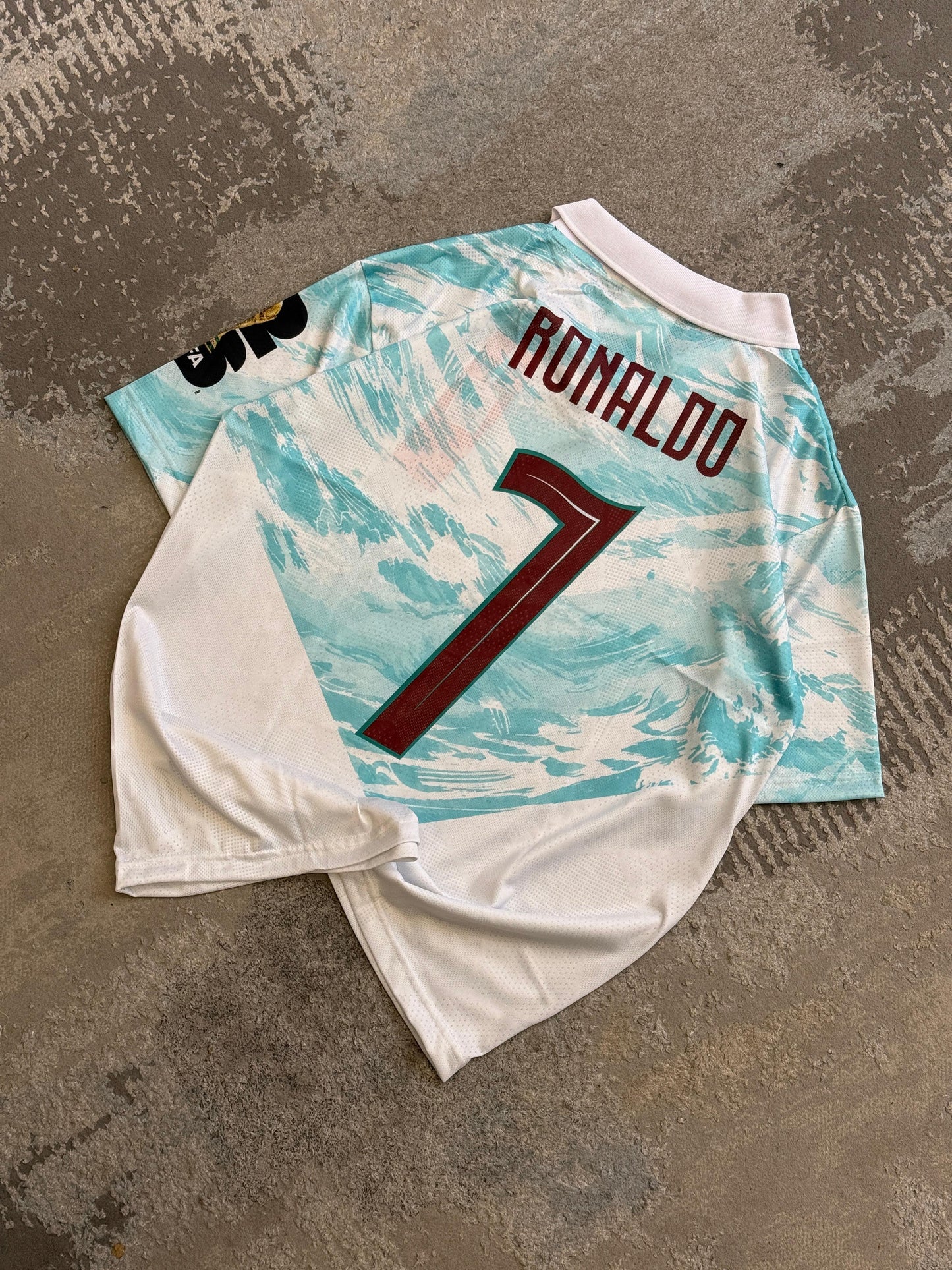 Ronaldo Portugal 2026 Away World Cup Premium Quality Collar Five Sleeve Sublimation - P1989