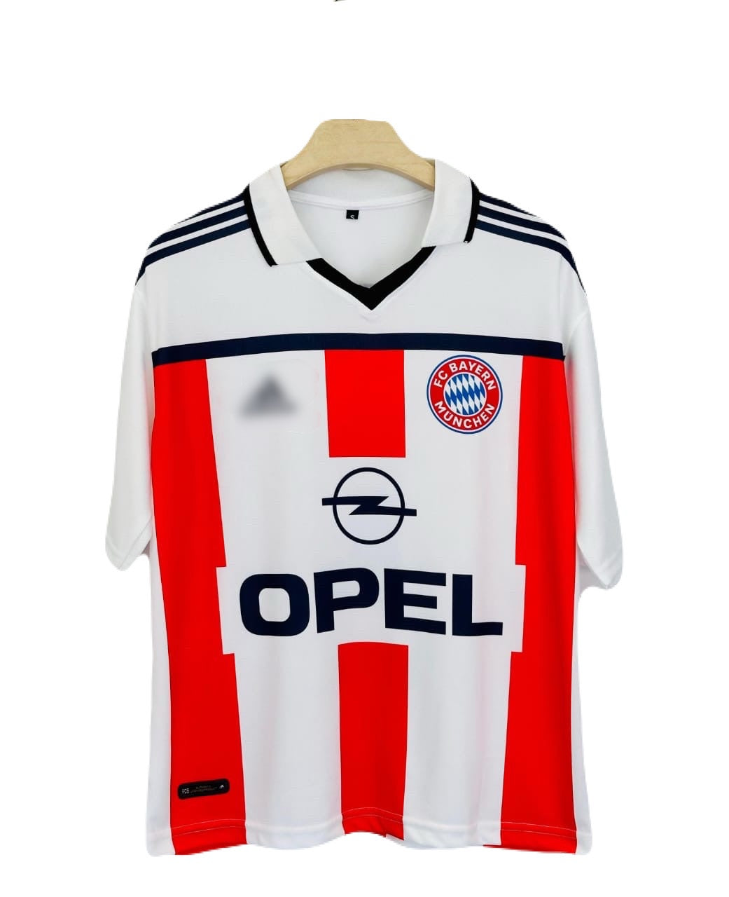 Bayern 2000-01 Home kit Mathaus Collar Five sleeve P149 - Ms Retro Store