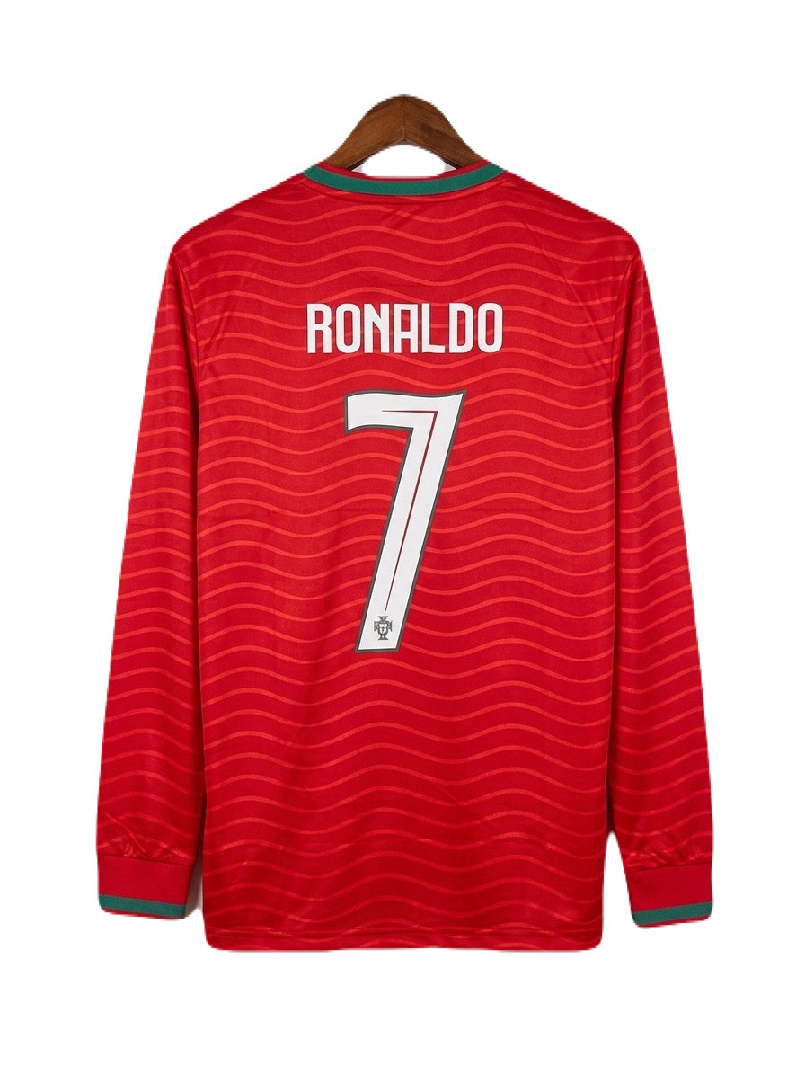 Portugal 2026 worldcup home jersey full sleeve ronaldo Embroidery - P2062