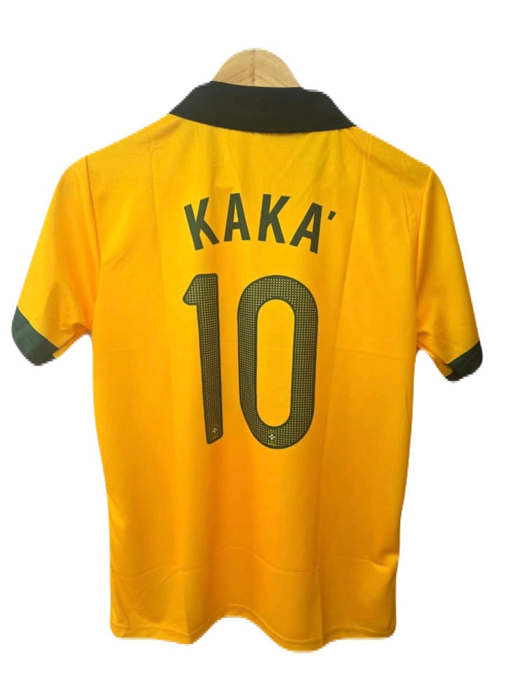 Brazil 2010 home jersey kaka - P702 ms retro store