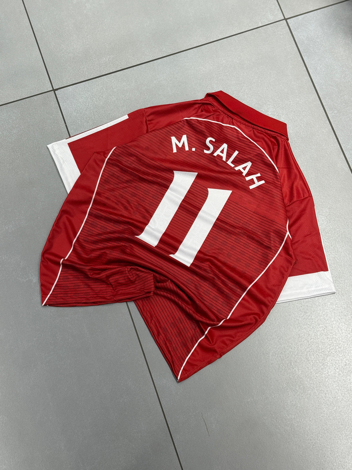 Liverpool 2025/26 Home salah Premium Quality Collar Five Sleeve Sublimation Jersey - P2613