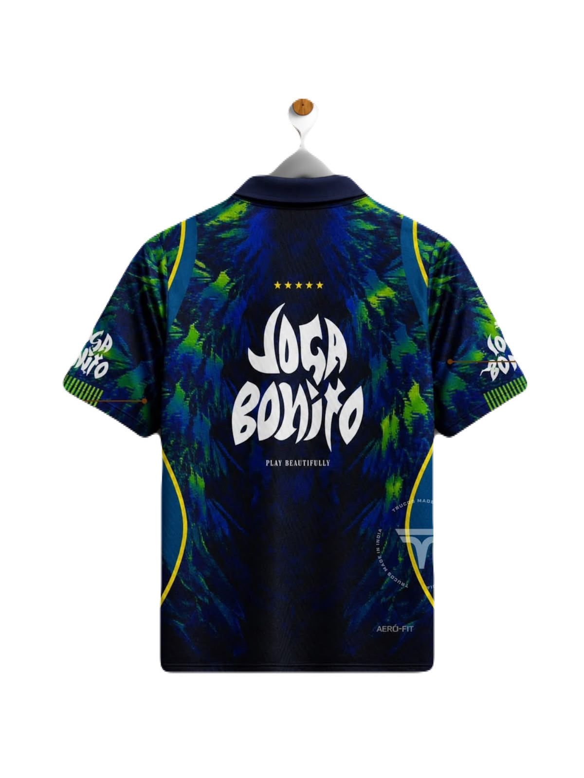 Brazil special Five sleeve Collar Sublimation jersey- P2167