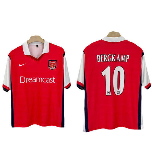 Arsenal Fc 1999-2000 Home kit Bergkamp Five sleeve - Ms Retro Store