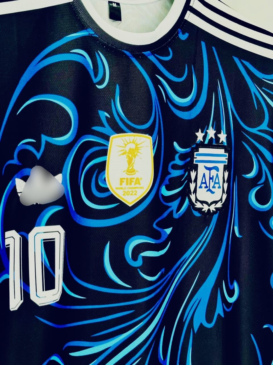 Messi Argentina 2026 Worldcup Away Half Sleeve Jersey -