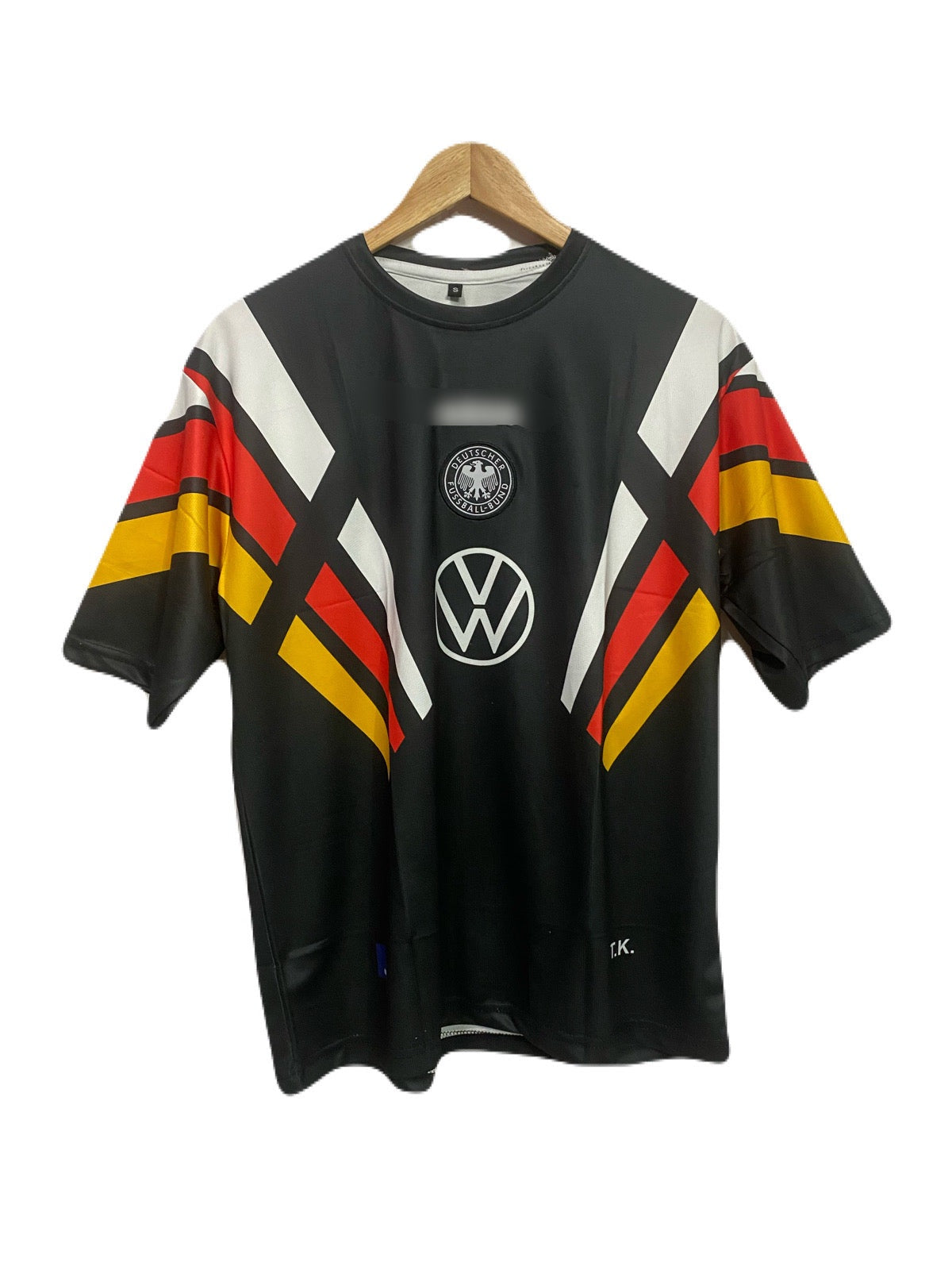 Germany 1996 Away Five sleeve Beckenbauer - P37 - Ms Retro Store
