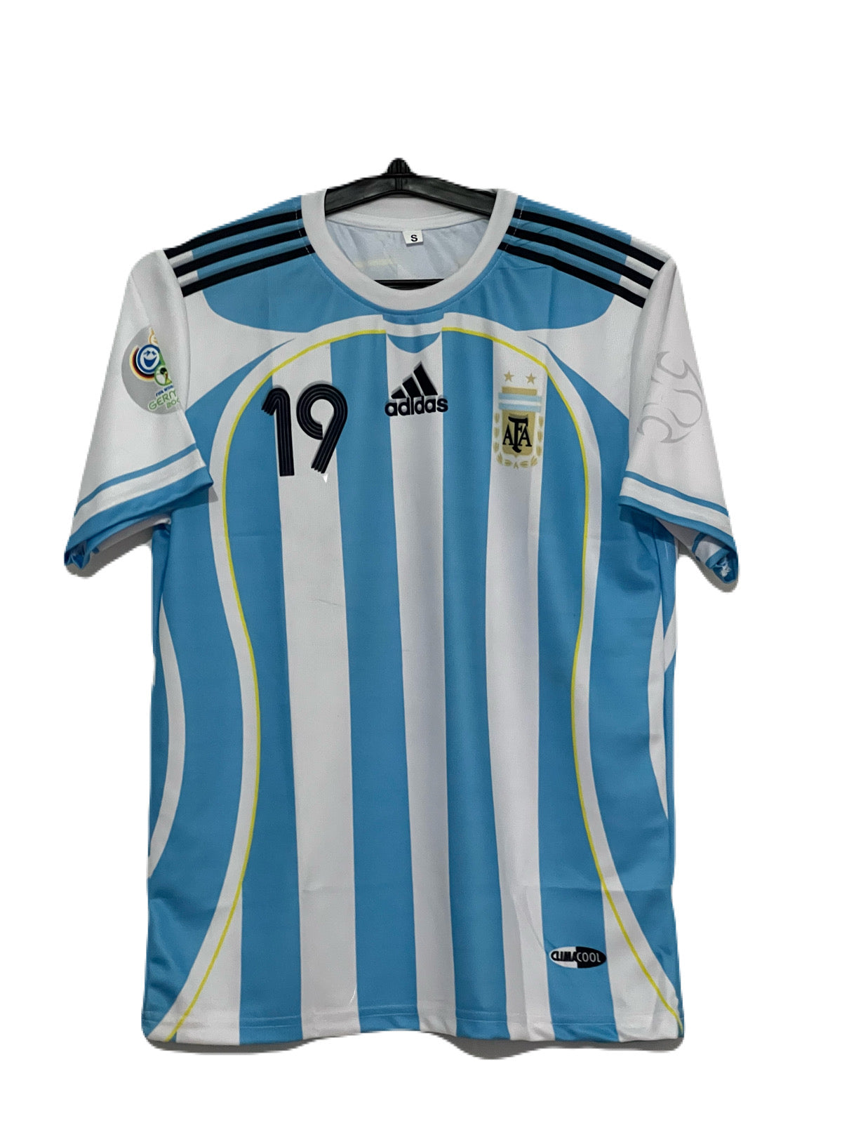 Messi 2006 Argentina world cup edition jersey half sleeve p525 - ms retro store