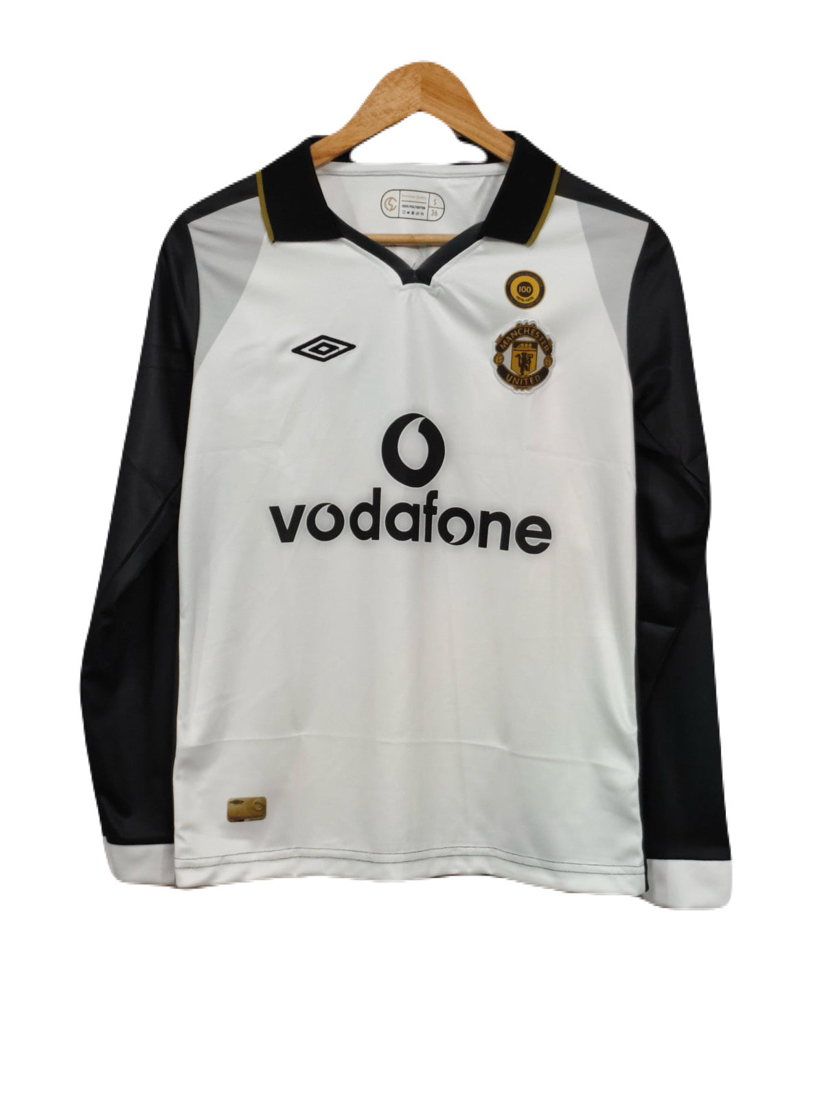Manchester United 2001-02 Away kit Beckham Full sleeve - P299 - Ms Retro Store