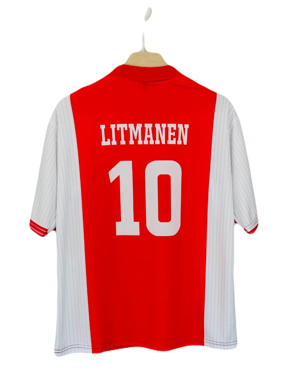 Ajax 1998-99 Home kit Litmanen Five sleeve - Ms Retro Store