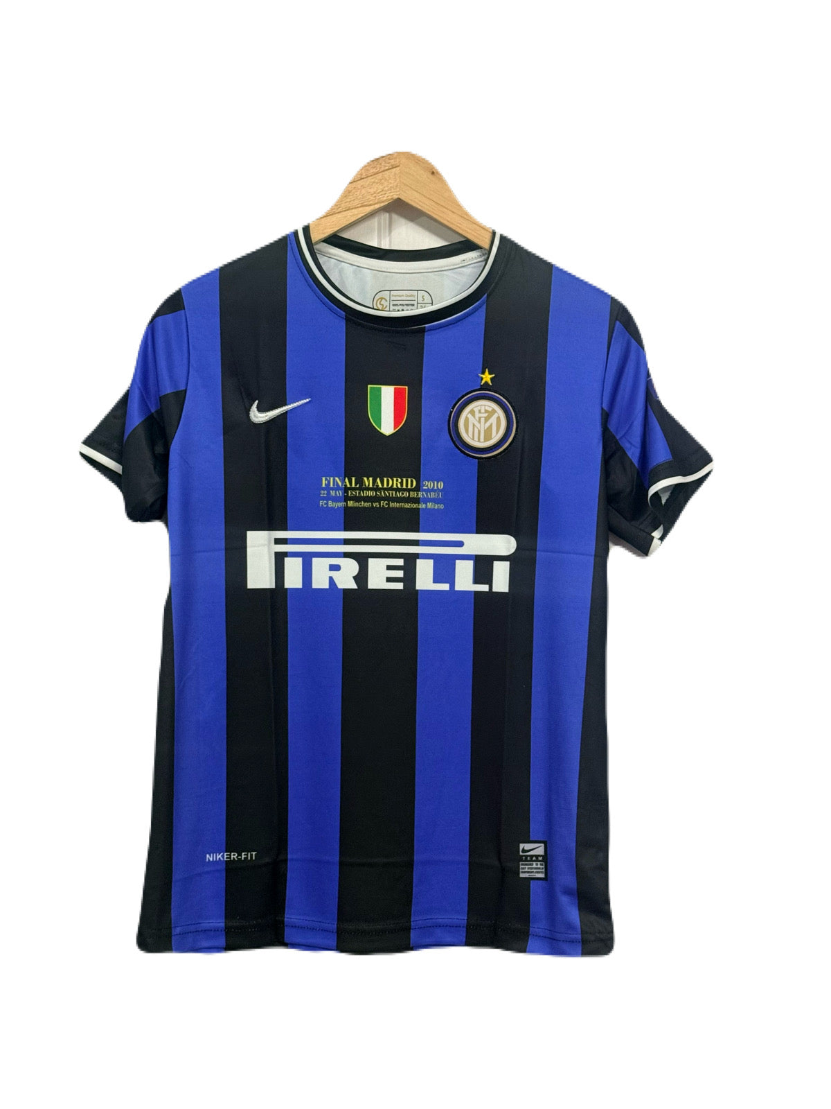 Inter Milan 2010 Uefa Champions League Final Kit J.Zanetti Half sleeve - Ms Retro Store