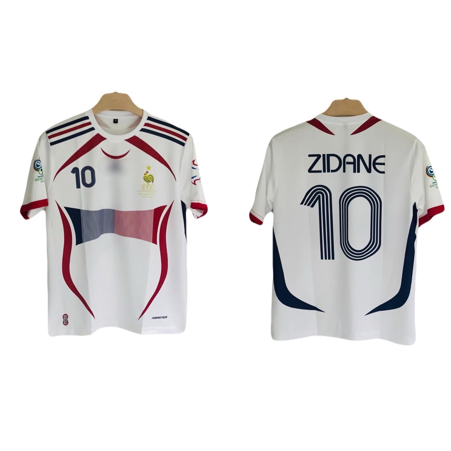 Best Retro jersey france 2006 away jersey zidane P310 ms retro