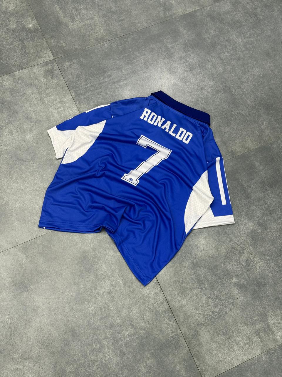 Real madrid 2025-26 third kit ronaldo edition Premium Quality Collar Five Sleeve Sublimation Jersey - Ms Retro Store