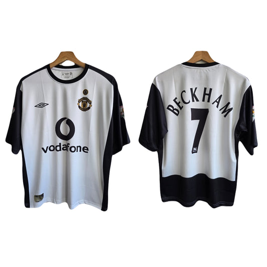 2001/02 united five sleeve beckham five sleeve P171 - ms retro store