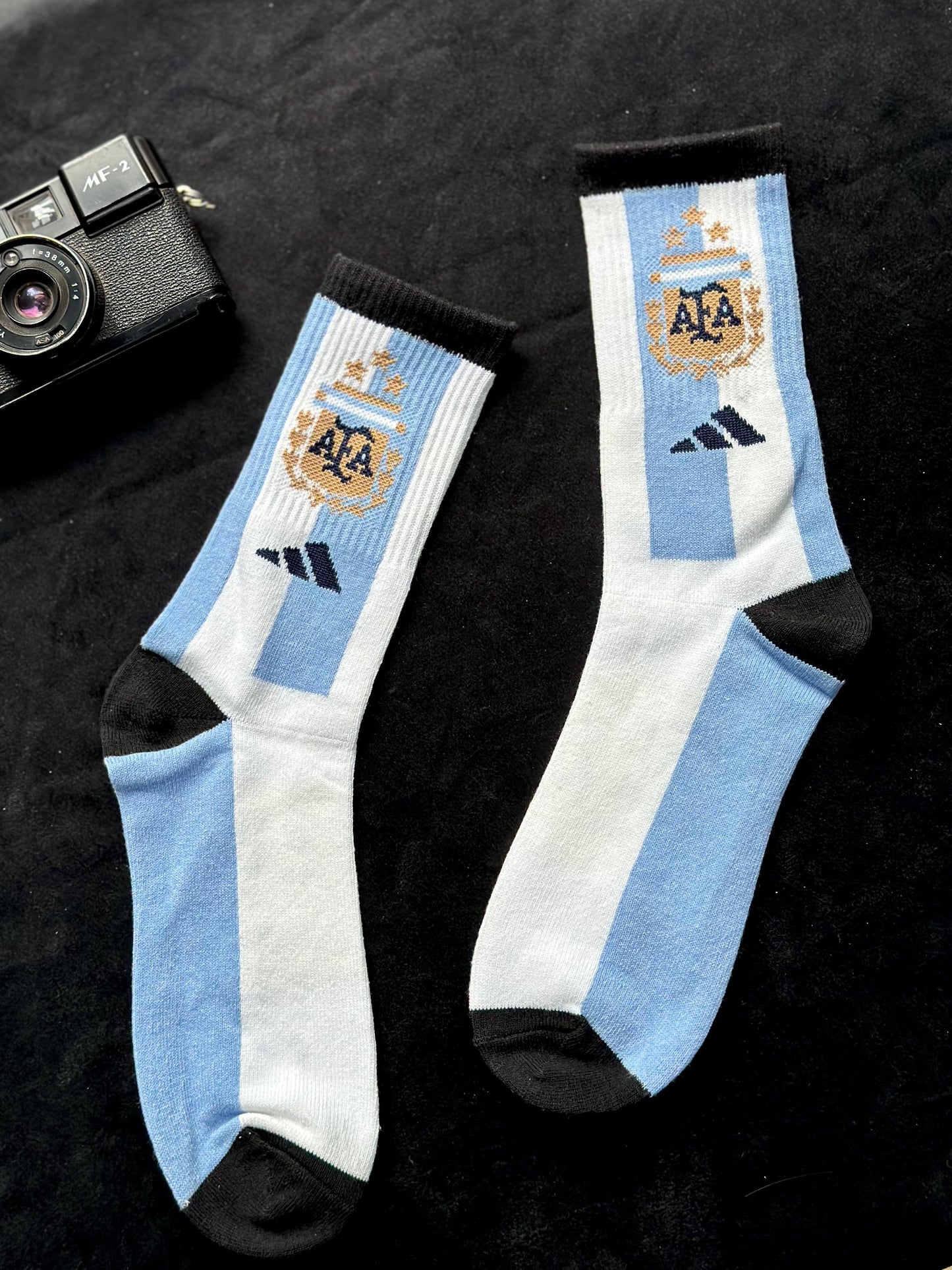 Argentina blue and white socks -