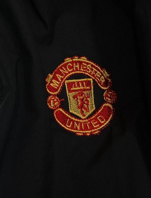 Manchester United track jacket Black colour full sleeve zip type - P1574 Ms retro store