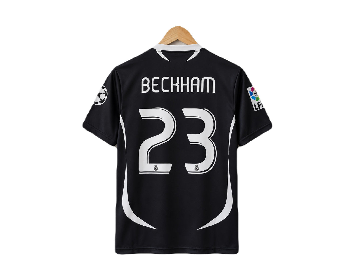 Beckham Real madrid 2004 away kit half sleeve embroidery Jersey -