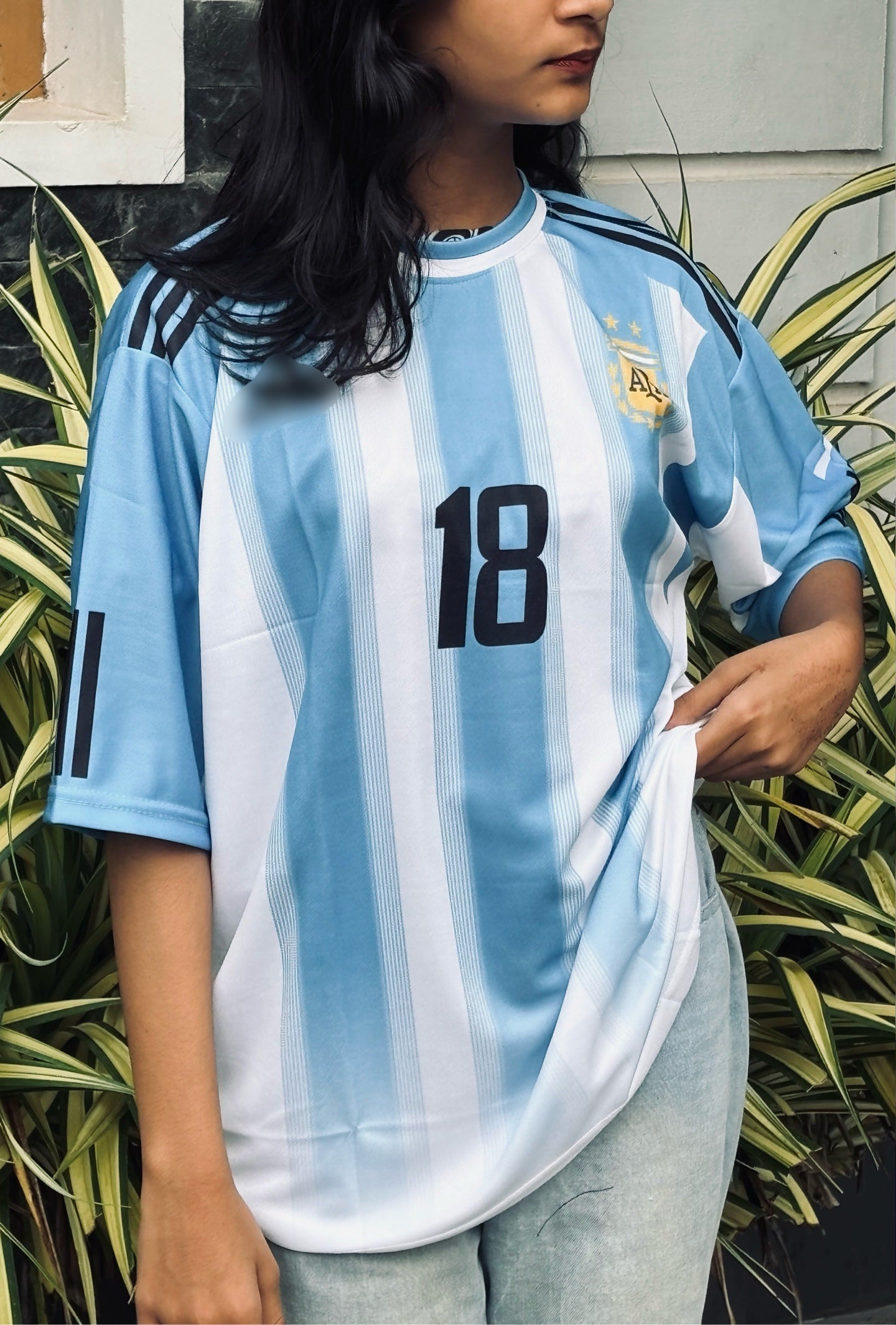 Argentina vintage home jersey messi - ms retro store