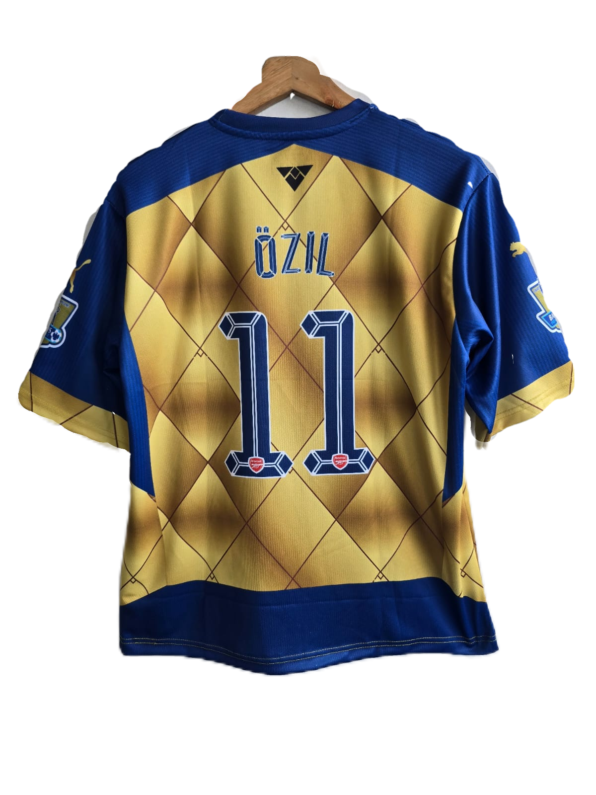 Arsenal 2015-16 Away kit Ozil Five sleeve - p487 - Ms Retro Store