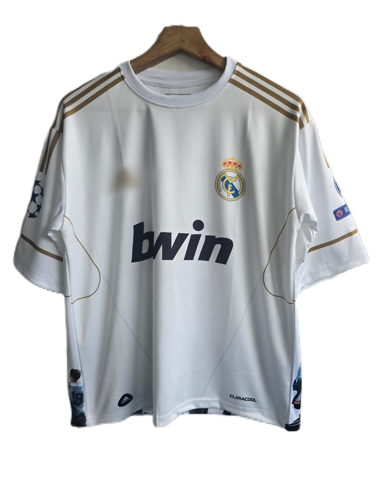 Real madrid 2011-12 Home kit Ronaldo Five sleeve - P478 - Ms retro store