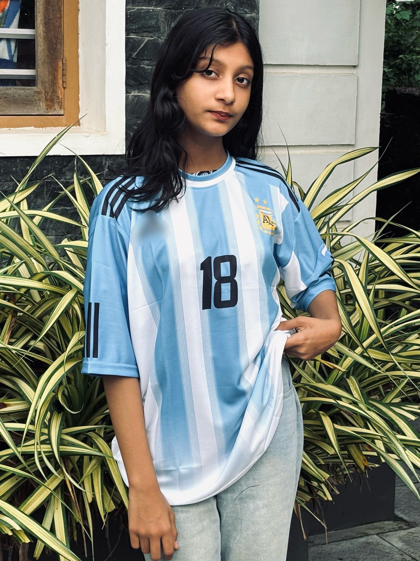 Argentina vintage home jersey messi - ms retro store