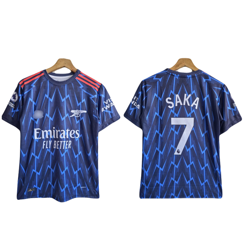 Arsenal FC 2025-26 Away Saka Half sleeve Embroidery jersey -P1174