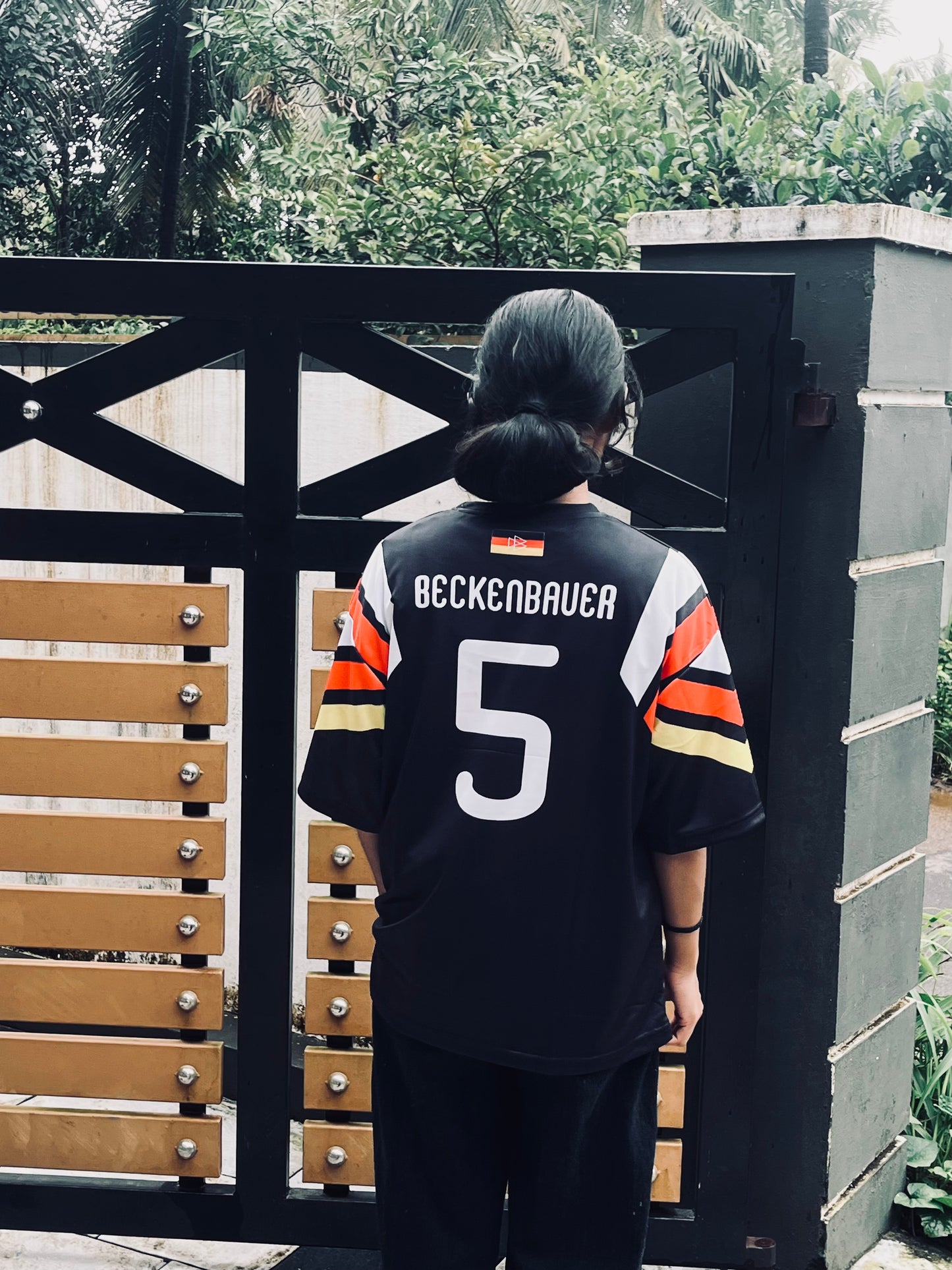 Germany 1996 Away jersey Five sleeve Beckenbauer P2 - ms retro store