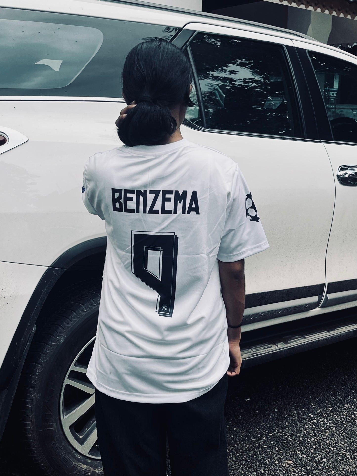 Real madrid 2015/16 home jersey benzima - P785 ms retro store