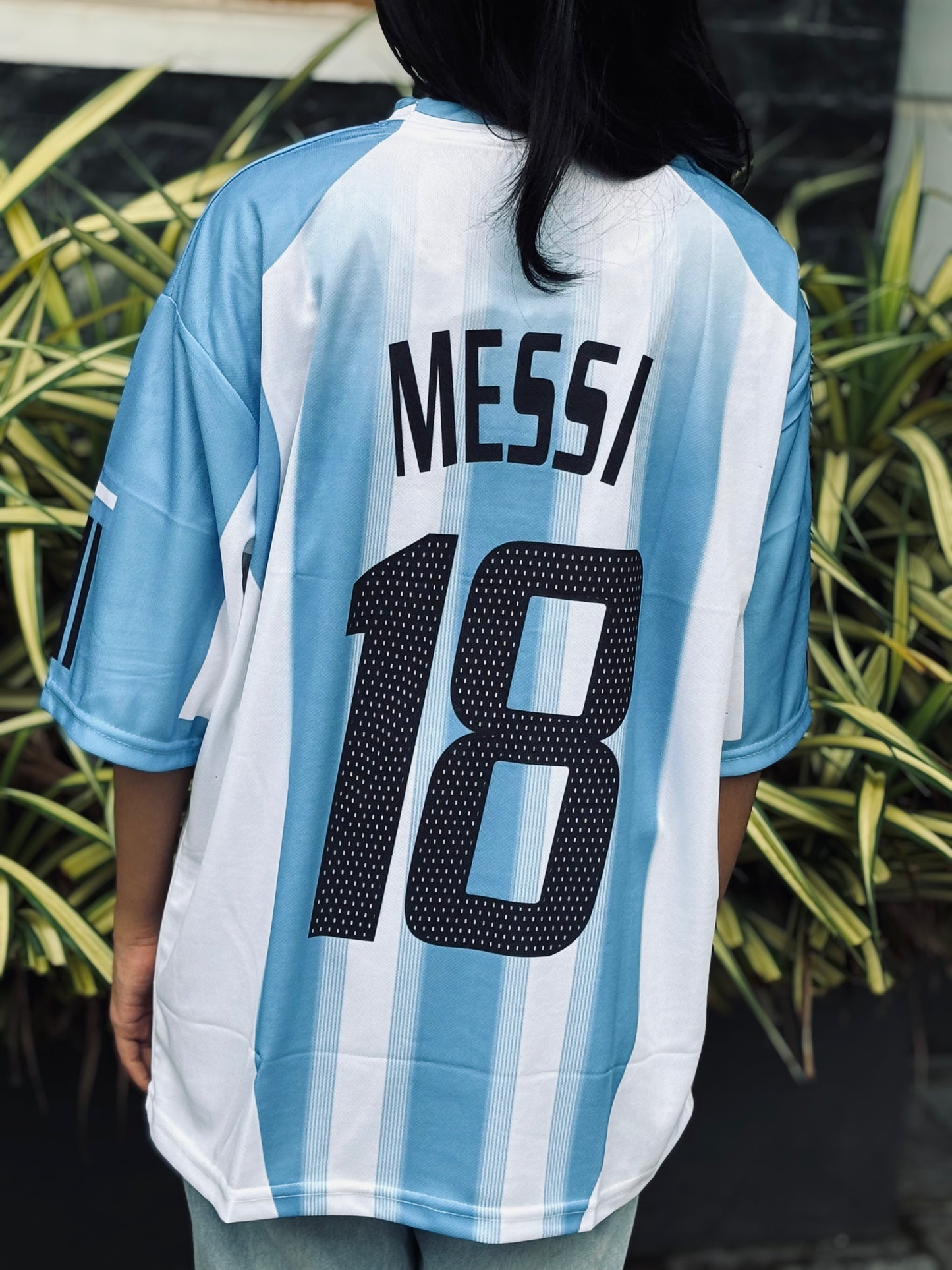 Argentina vintage home jersey messi - ms retro store