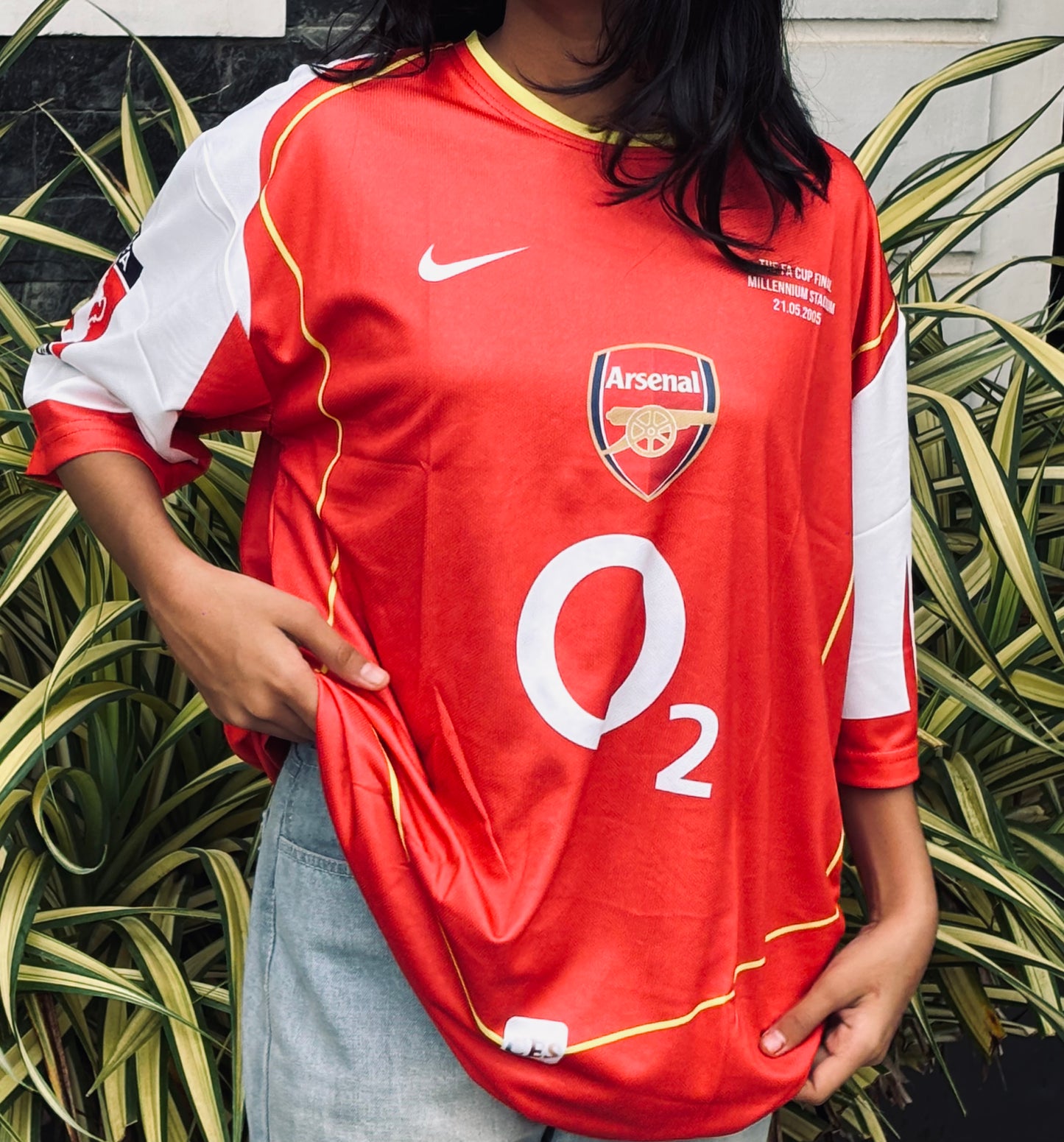 Arsenal 2004/05 home jersey viera - ms retro store