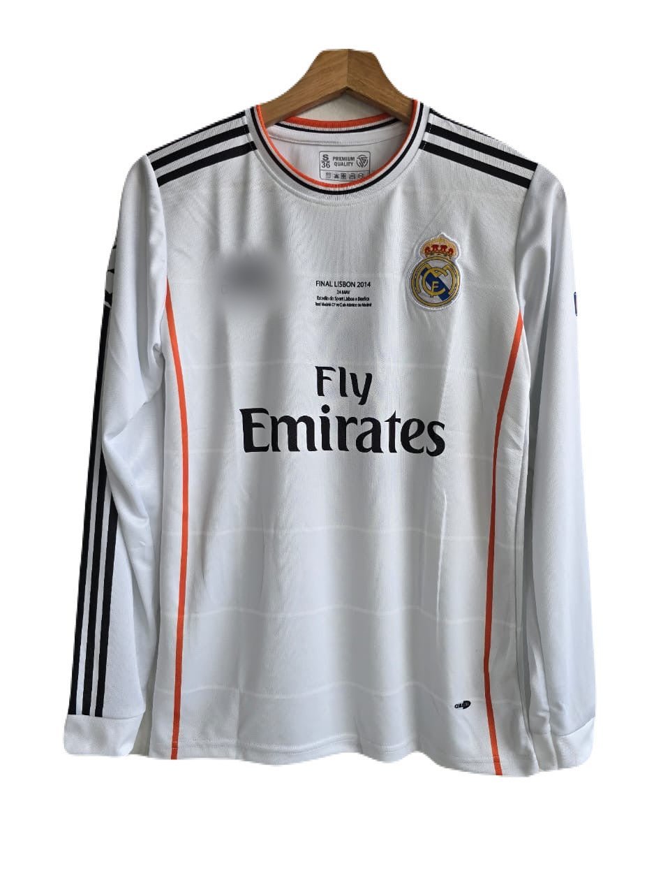 Realmadrid 2013/14 home jersey full sleeve ronaldo P140 - ms retro store