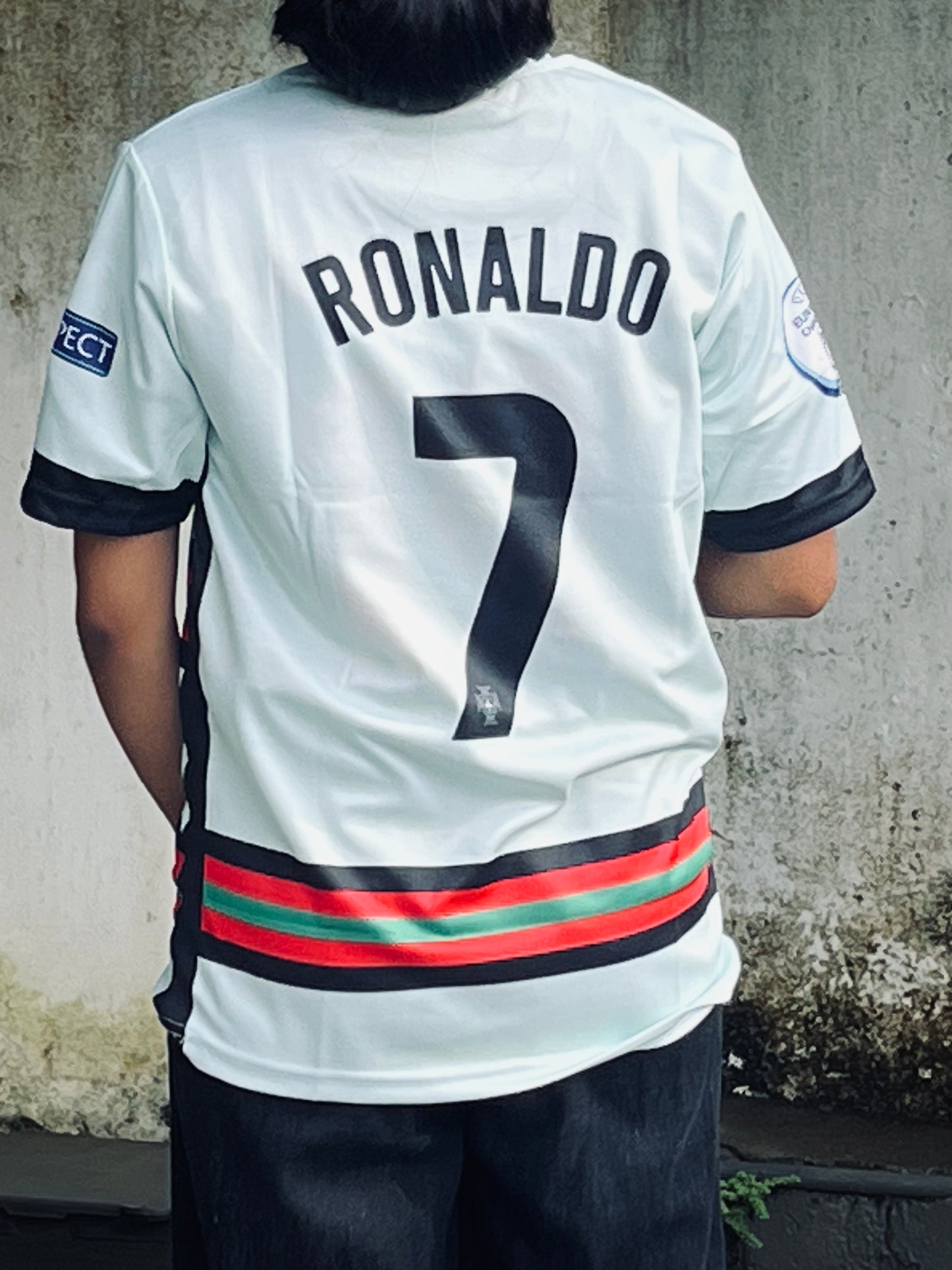 Portugal 2021/22 away jersey Ronaldo - P574 ms retro store