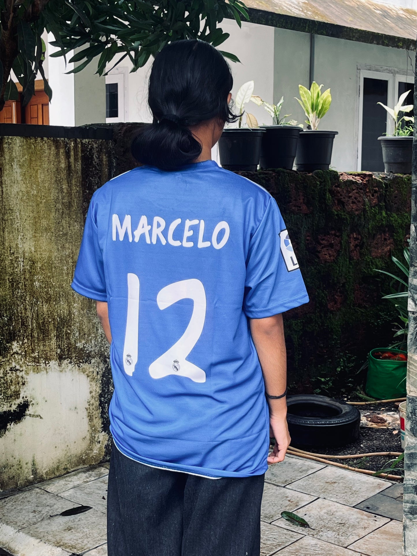 Real madrid 2013/14 away jersey marcelo - P751 ms retro store