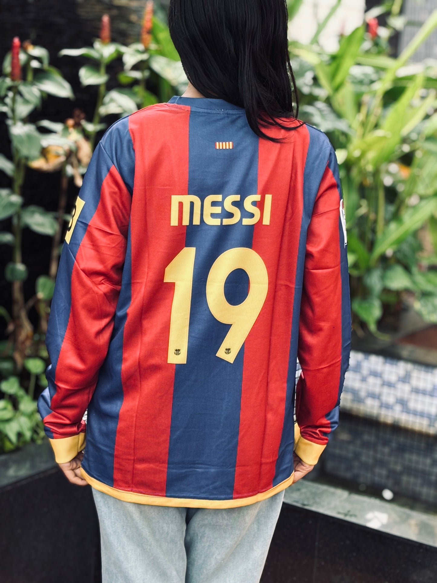 Barcelona 2006 full sleeve messi P173 - ms retro store