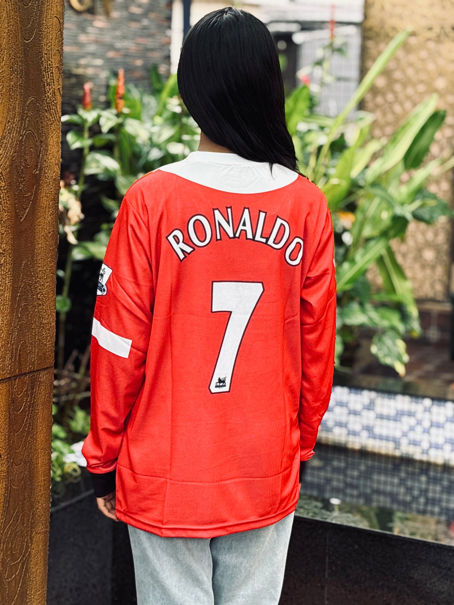 Manchester united 2004/06 home jersey ronaldo full sleeve - ms retro store
