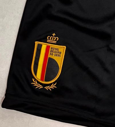 Belgium 2026 Worldcup shorts embroidery -
