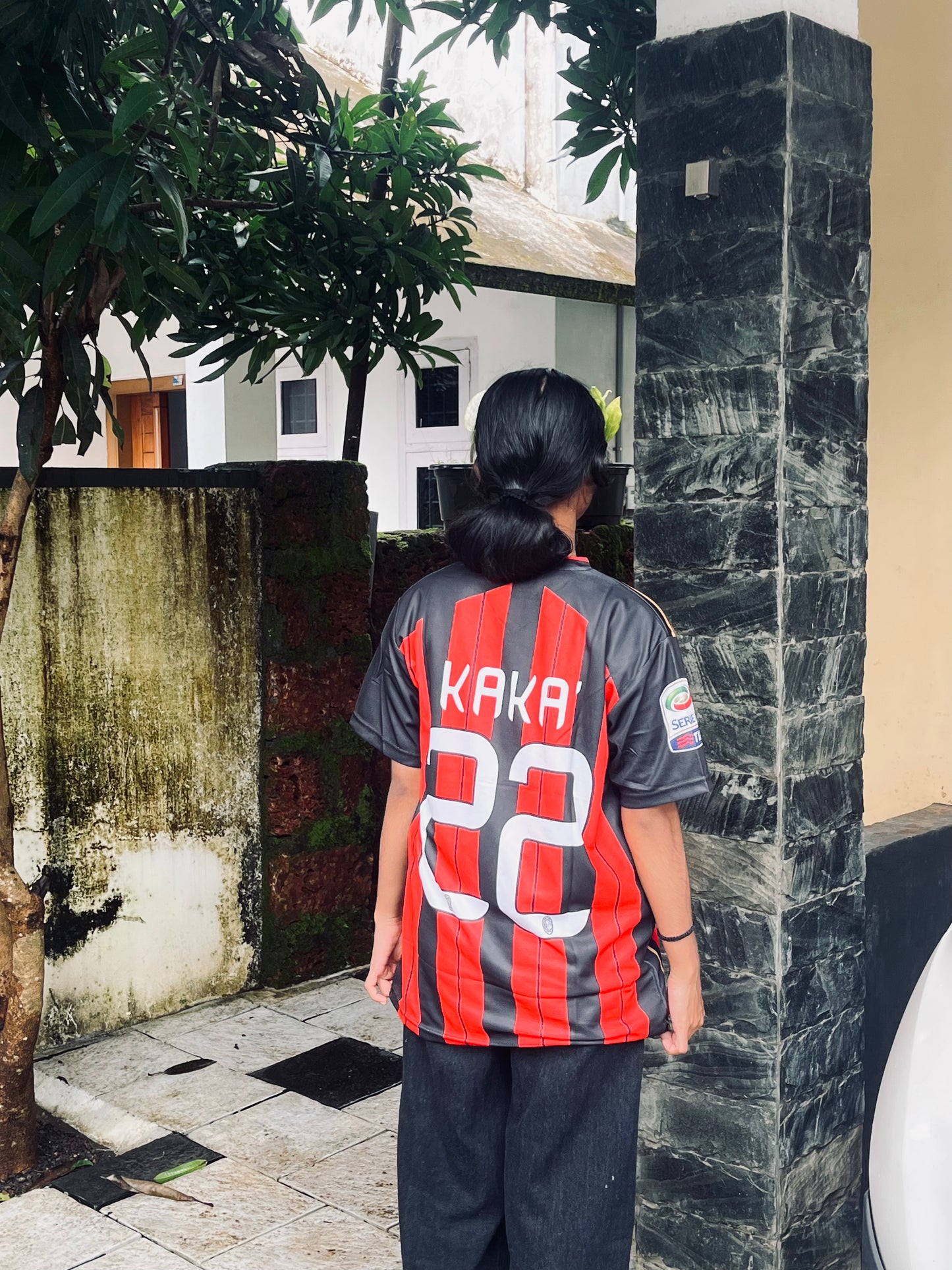 Ac milan 2013/14 kaka half sleeve jersey - ms retro store