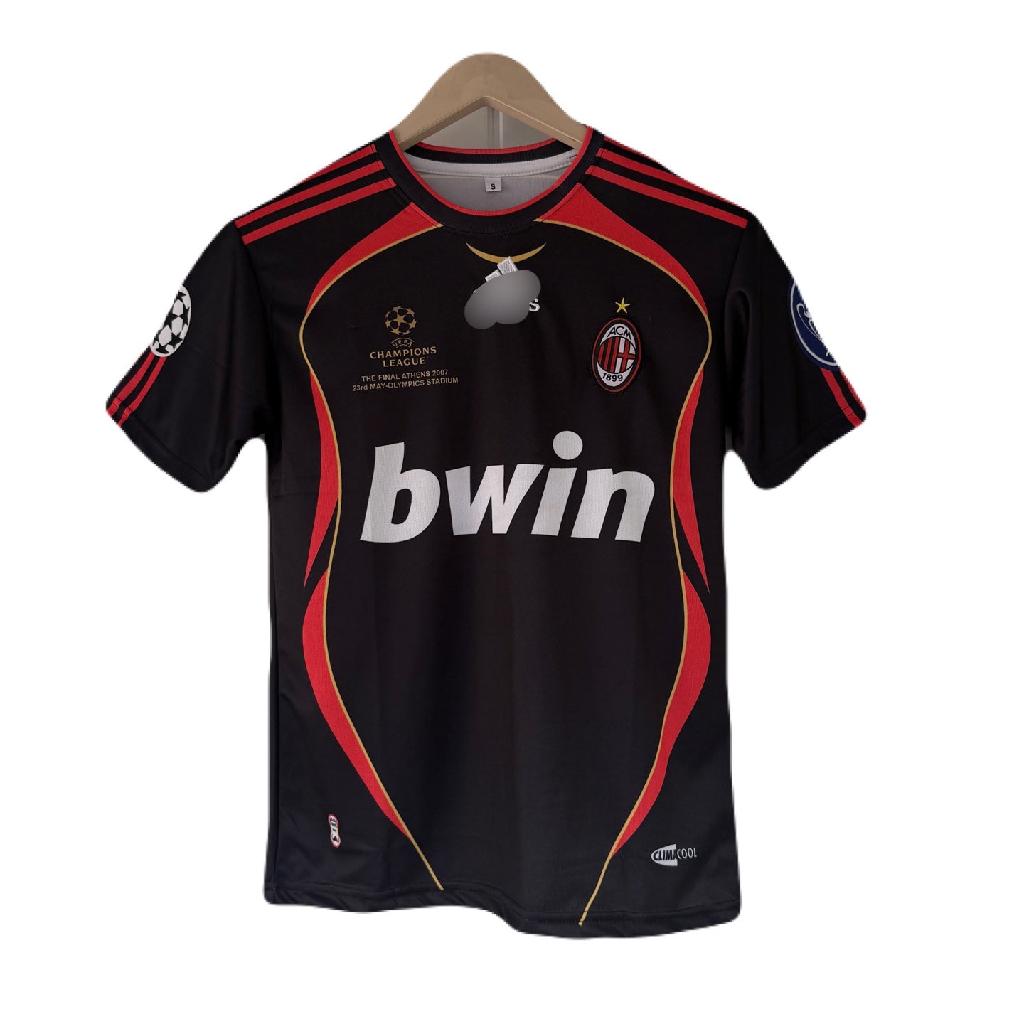 Maldini ac milan 2007 half sleeve Jersey .