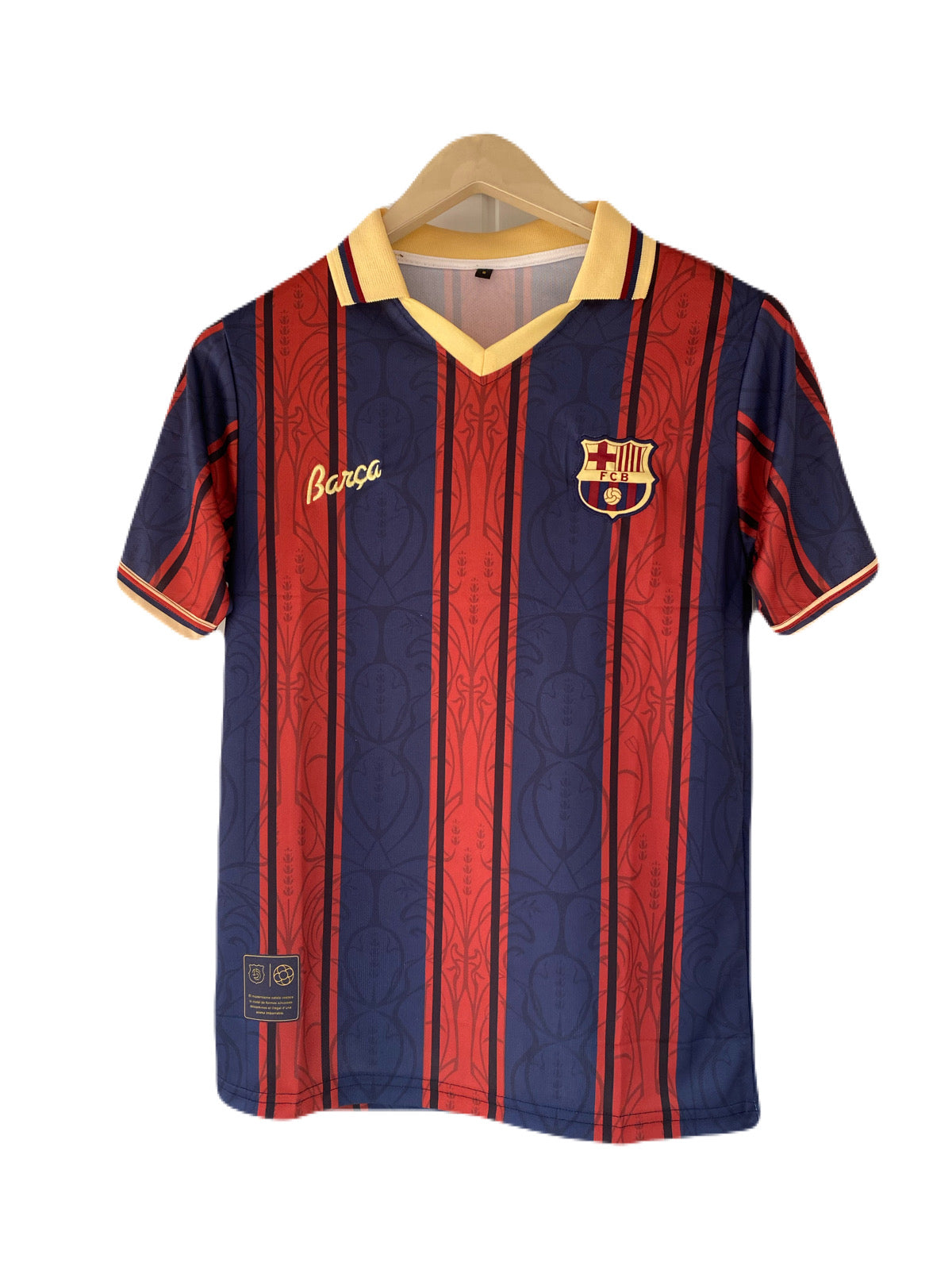 Messi Barcelona 125th Anniversary Kit Half Sleeve embroidery - P2680