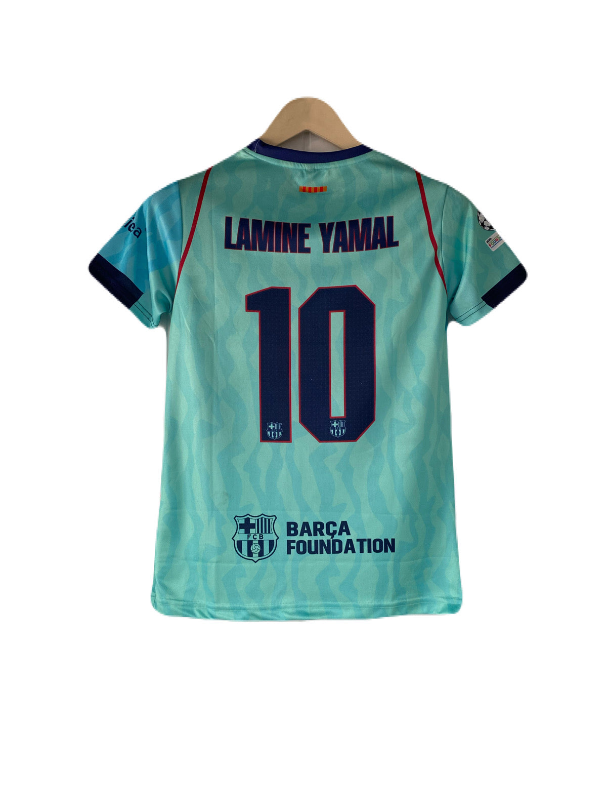 Yamal Barcelona 2026-27 thrid kit embroidery half sleeve - P2549