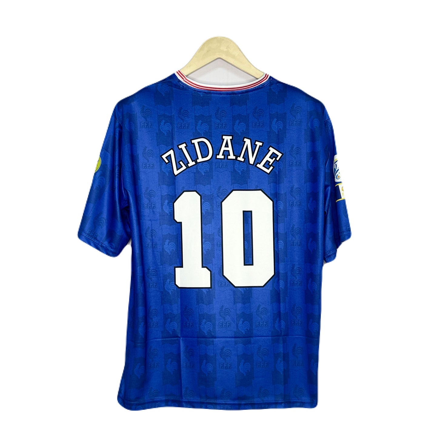 france 1996 five sleeve jersey zidane - P755 ms retro store