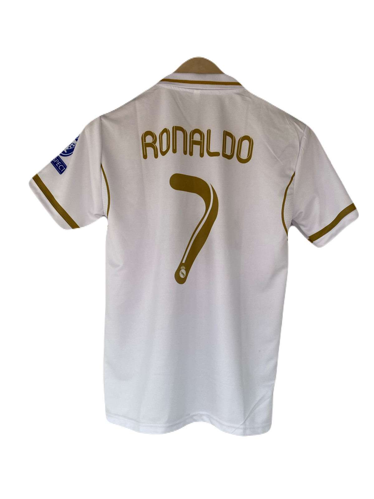 Ronaldo Real Madrid half sleeve collar jersey